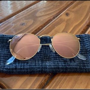 Ray Ban Round Metal Sunglasses